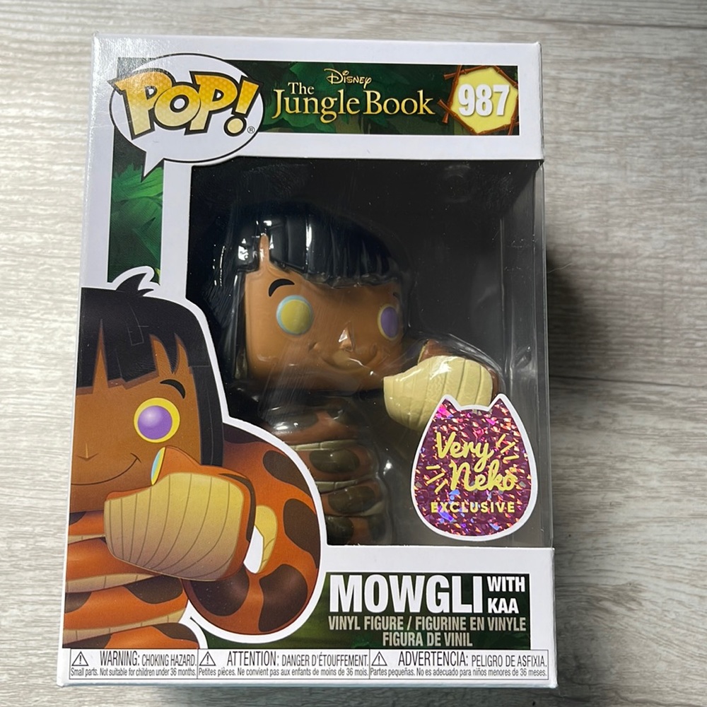 Disney’s The Jungle Book Mowgli with Kaa Funko Pop!